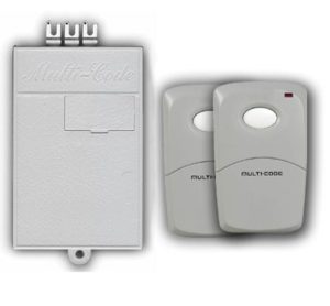 Multicode Gate or Garage Door Opener Receiver and Remote Double Set ...